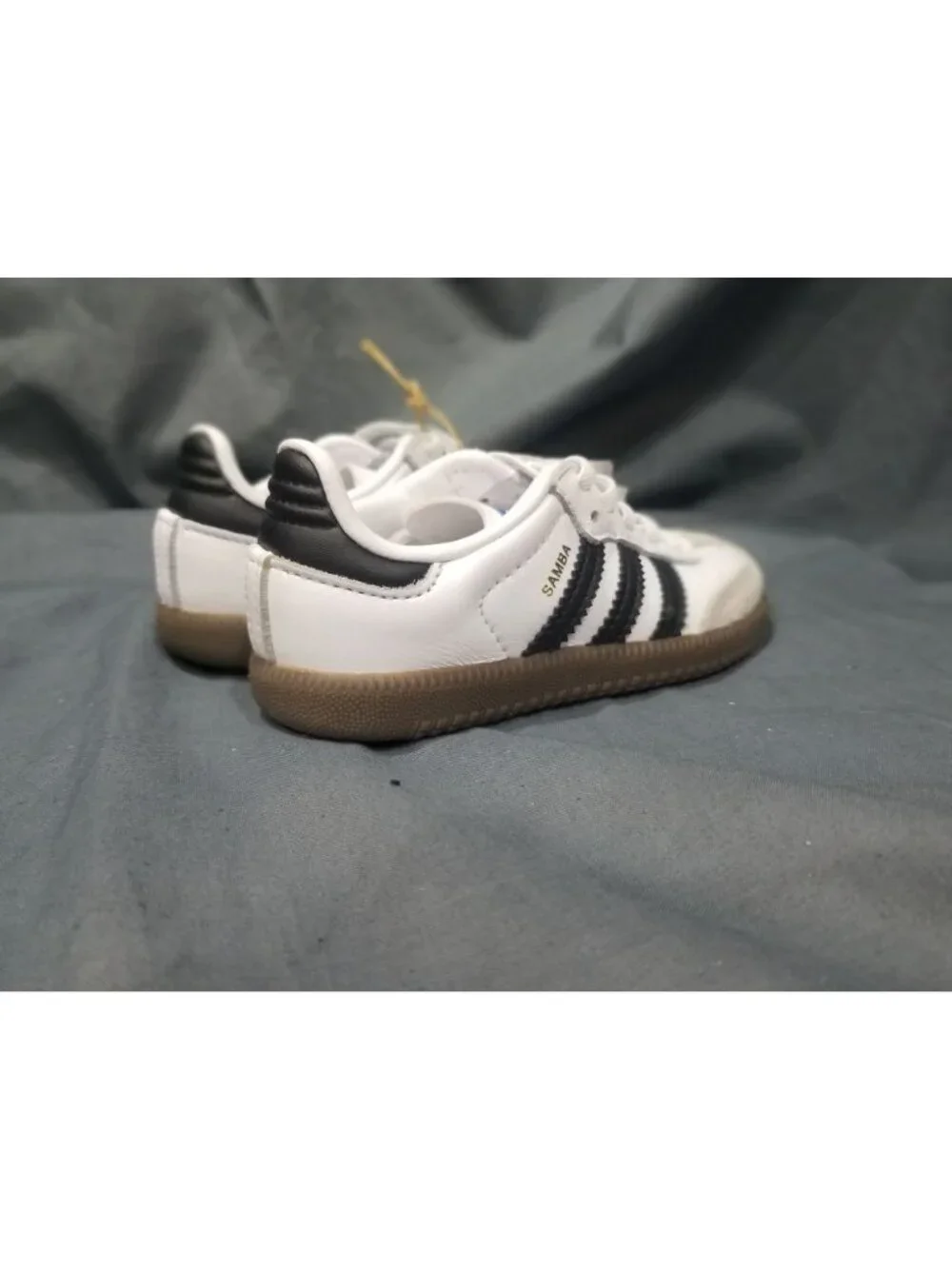 Adidas Samba OG EL I  Sneakers  White Black Size 7 Toddler NEW NO BOX!